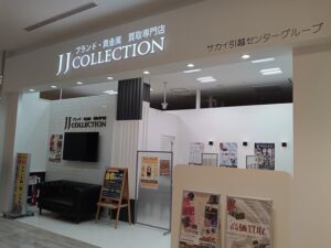 イオンモール徳島のJJ COLLECTION店舗ファサードに施工したテンタックシートサイン